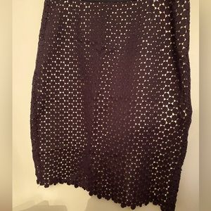 Karl Lagerfeld Navy Dot Skirt Size 10